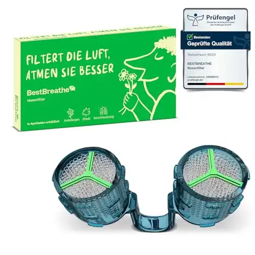 Nasenfilter Best Breathe Schutzfilter gegen Allergien und Luftverschmutzung