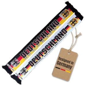 Deutschland Schal – Strickschal in neutralem Design