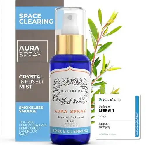 Auraspray Balipura – Heilkristalle Smudge Spray zur Raumreinigung