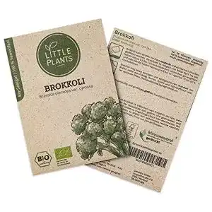 Brokkoli-Samen Little Plants BIO, 25 Stück, für Gemüsegarten