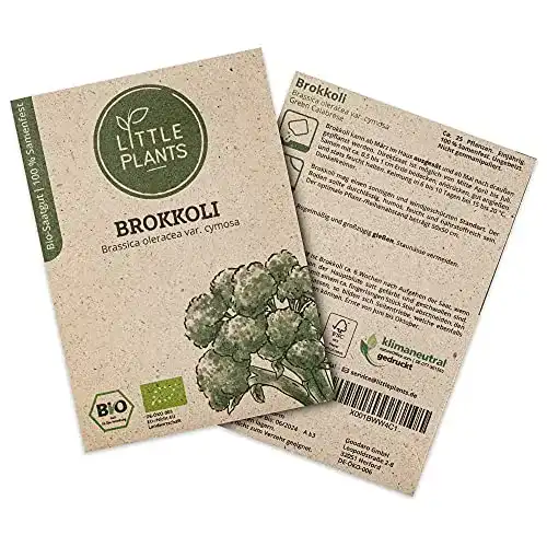 Brokkoli-Samen Little Plants BIO, 25 Stück, für Gemüsegarten