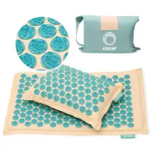 Akupressurmatte Fitleap mit Kissen und Tasche für Massage
