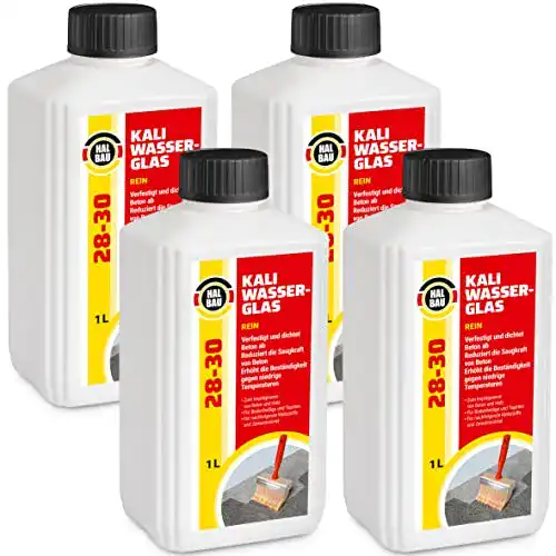 Kaliwasserglas Halbau 28-30 Rein 4 Liter für Beton und Holz