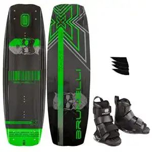 Wakeboard Brunelli Carbon Set 138 cm mit Bindung