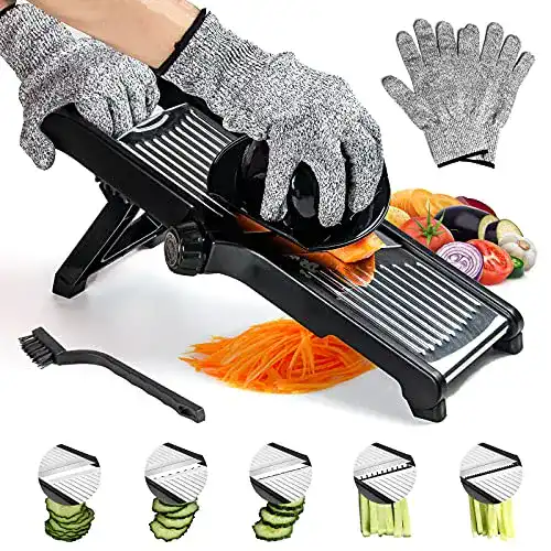 Gemüsehobel Labeol Mandolinenschneider 3 in 1 für präzises Schneiden