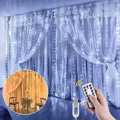 Lichtervorhang Anpro LED USB 3m x 3m mit 300 LEDs