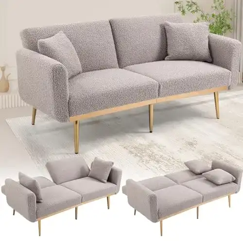 Futonsofa Suppneed umwandelbares Sofa-Bett für jeden Wohnbereich