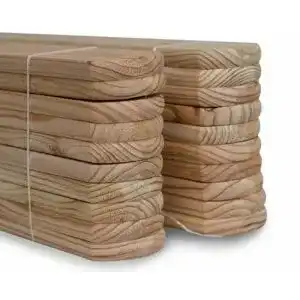 Zaunlatten aus Lärchenholz 90x20mm für Gartenzaun