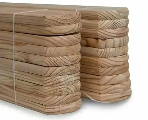 Zaunlatten aus Lärchenholz 90x20mm für Gartenzaun