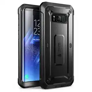 Supcase Outdoor Hülle für Samsung Galaxy S8 mit Gürtelclip und Displayschutz