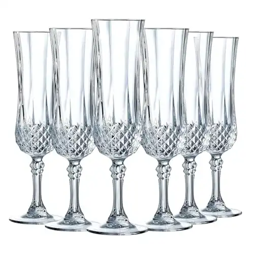 Sektgläser Cristal d’Arques Paris Longchamp Champagnerflöten 14 cl
