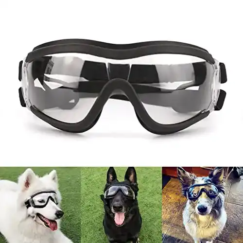 Hundebrille Petleso für große Hunde mit UV-Schutz