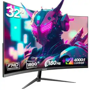 Gawfolk 32 Zoll Curved Gaming Monitor mit 165Hz und Full HD