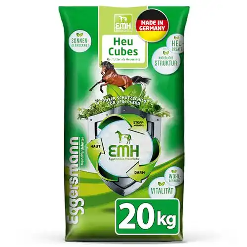 Heucobs Eggersmann Pferdefutter EMH Heu Cubes 20 kg Raufutter