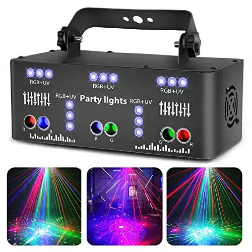 Discolicht Littleboyny LED RGB Partylicht für DJs und Feiern