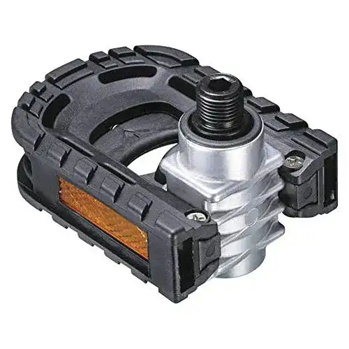 Klapppedale Marwi Union SP-151 für Faltrad in Schwarz mit Reflektoren