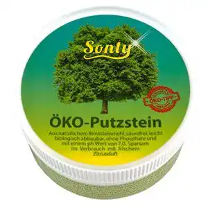 Ceranfeldreiniger Sonty 400g Öko Putzstein für umweltfreundliche Reinigung