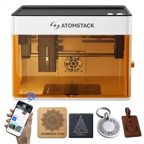 Atomstack P1 Mini Laser Graviermaschine 5W für präzise Gravuren