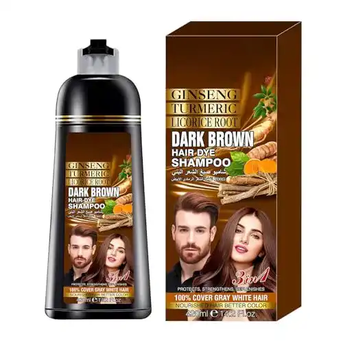 Haarfärbemittel für Männer Dunkelbraun – Hair Color Shampoo