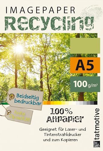Recyclingpapier TATMOTIVE Imagepaper 100g/qm A5 FSC-zertifiziert