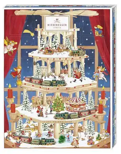Adventskalender Niederegger mit Marzipan gefüllt, 300 g