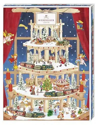 Adventskalender Niederegger mit Marzipan gefüllt, 300 g