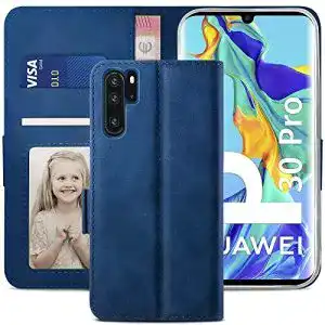 Yatwin Handyhülle für Huawei P30 Pro mit Kartenfach und Standfunktion