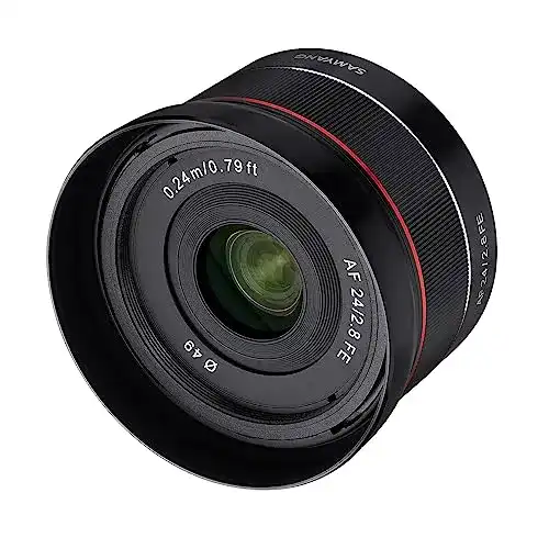 Samyang AF 24 mm F2.8 FE Weitwinkelobjektiv für Sony E-Mount