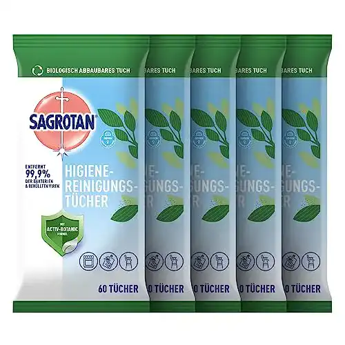 Desinfektionstücher von Sagrotan für hygienische Oberflächenreinigung