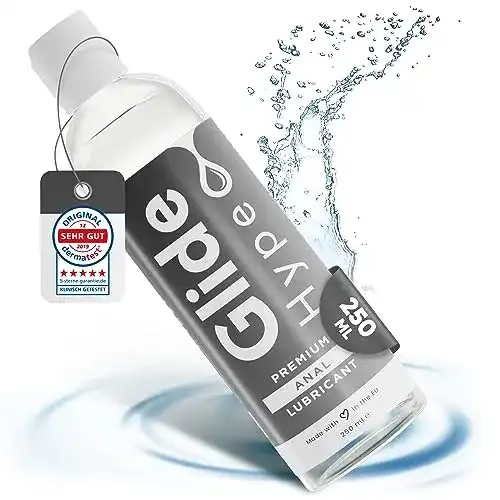 Gleitgel auf Wasserbasis von GlideHype für analen Gebrauch