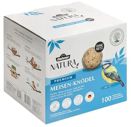 Meisenknödel Dehner Natura Premium ohne Netz für ganzjährige Fütterung