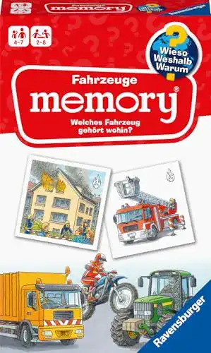 Memory Spiel Ravensburger 20647 Fahrzeuge für Kinder