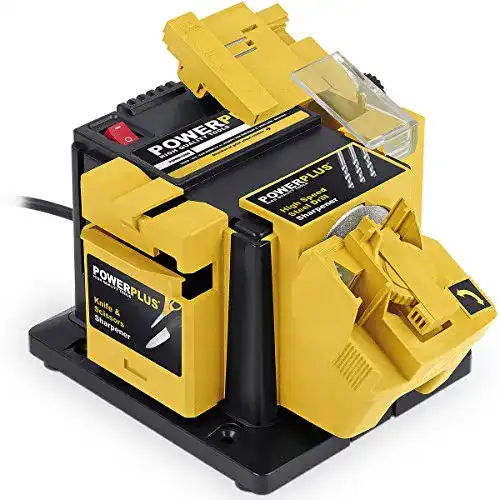 Bohrerschleifgerät POWERPLUS POWX1350 für präzises Schärfen