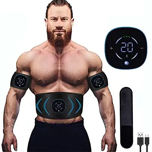 Muskelstimulator Yonars EMS Bauchmuskeltrainer für effektives Training
