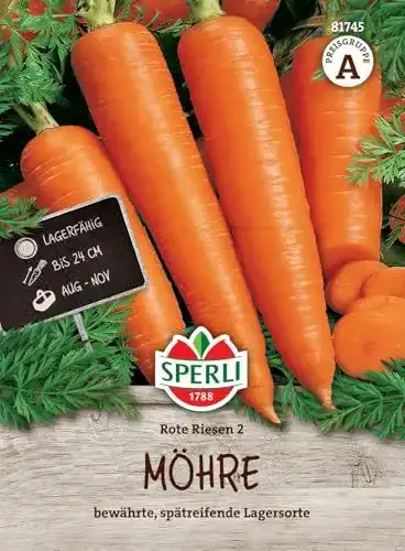 Möhrensamen Sperli – Resistente Rote Riesen für Ertragreiche Ernte