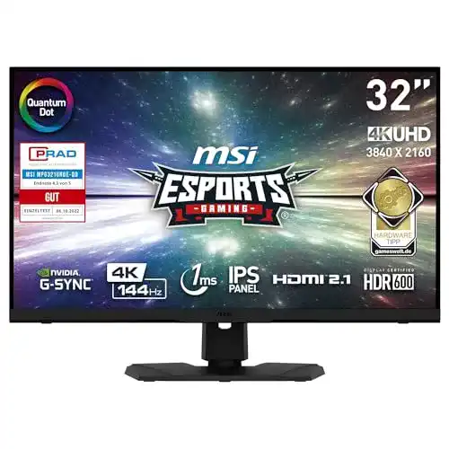 32 Zoll Gaming Monitor MSI MPG321URDE-QD mit 4K Auflösung
