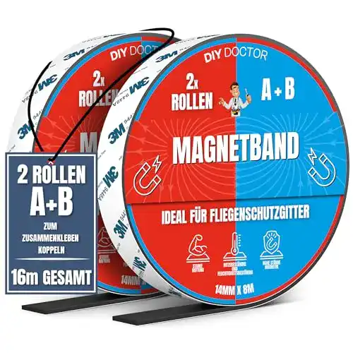 Magnetband DIY Doctor A+B selbstklebend für Fliegengitter