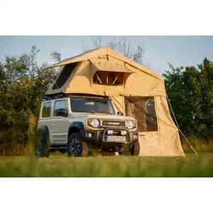 Dachzelt Adventure Family 160 mit Vorzelt für Fahrzeuge bis 2,05m
