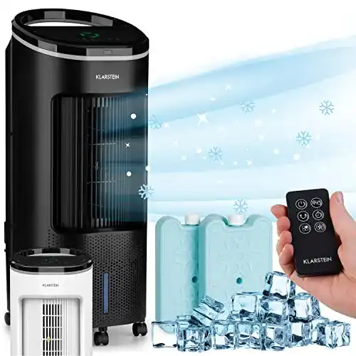 Luftkühler Klarstein mit Wasserkühlung Leiser 4-in-1 Verdunstungskühler