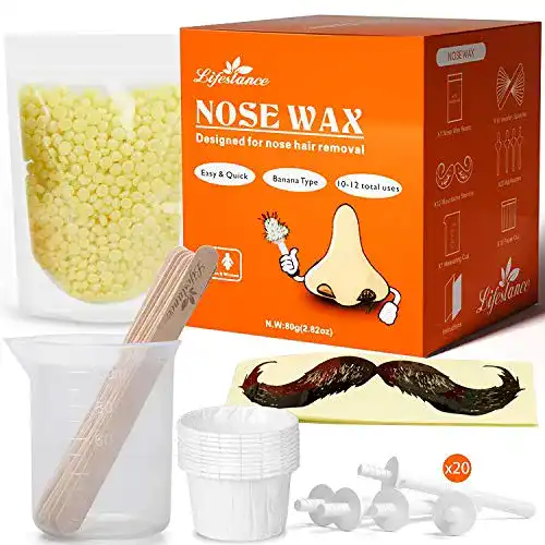 Nasenwachs Set für Männer – Lifestance Nasenhaarentfernung Kit