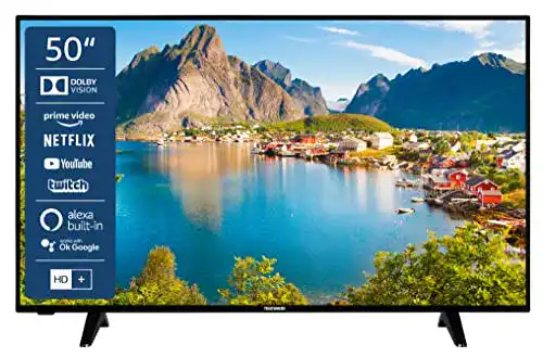 Telefunken D50U550X1CW 50 Zoll Smart TV mit 4K UHD und HDR