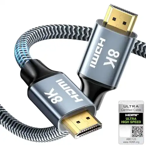 HDMI Kabel 1m CABNEER 8K HDMI 2.1 Kabel für UHD und Gaming