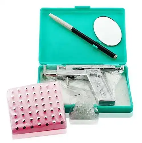 Ohrlochpistole Binnan Professionell Set mit 98 Zubehörteilen