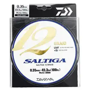 Daiwa geflochtene Schnur Saltiga 12 Braid 0,16mm 14kg 300m