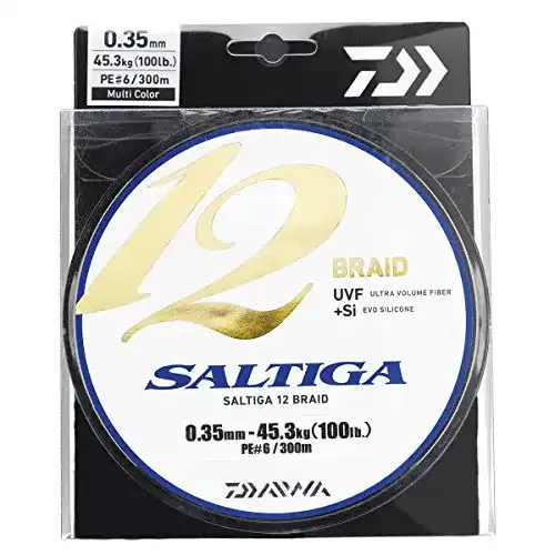 Daiwa geflochtene Schnur Saltiga 12 Braid 0,16mm 14kg 300m