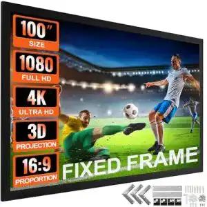 Rahmenleinwand Vevor Projektionsleinwand 16:9 4K HDTV