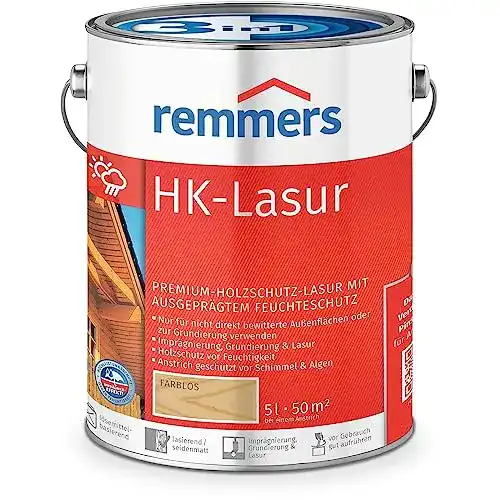 Holzlasur Remmers HK-Lasur Holzschutzlasur 5L Farblos