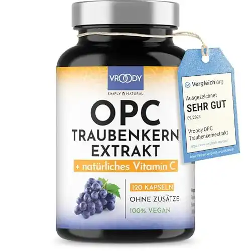 Hochdosierter Traubenkernextrakt von smart&gentle im Vergleich