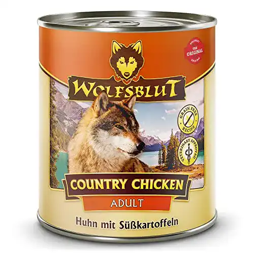 Wolfsblut Country Huhn Nassfutter für Hunde, 800 g, 6 Stück