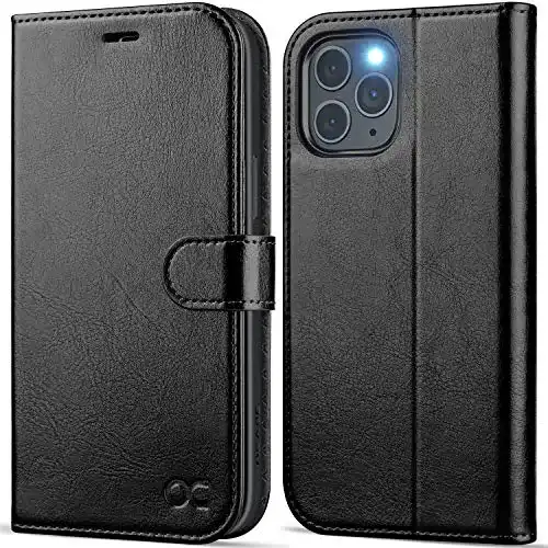 Ocase iPhone 14 Pro Max Hülle mit Kartenfach und RFID Schutz